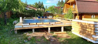 Haus 102 m², Projekt „Mistika - E2.8“, SNT „MEDIK“: Boden aus SIP-Paneelen auf Höhe 0