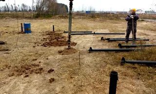 Haus nach Projekt „Slatoust“, Gebiet Moskau: Fundament und Grundrahmen