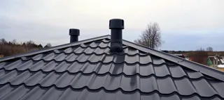 House, “Karl” design, Ivanovo Region: roofing
