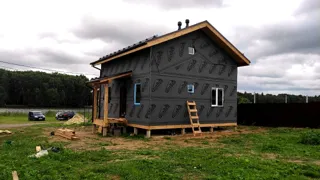 Haus nach Projekt „Jessentuki 7.5x7.5“, Dorf Rastunovo: Fertiges Haus