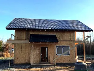 Haus 182 m², individuelles Projekt, SNT „Wajsijoki“: fertiges Haus