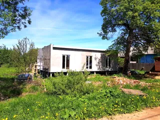 Haus nach Projekt „Mistika - E2.8“, Dorf Kurdumovo: Fertiges Haus