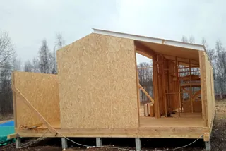 Haus nach individuellem Entwurf, Gebiet Moskau: Wandmontage