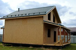 Haus nach Projekt „Bris“, Cottage-Siedlung „Schaworonki“: fertiges Gebäude