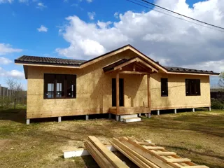 Haus nach Projekt „Arizona mini“, Gebiet Kostroma: Fertiges Haus