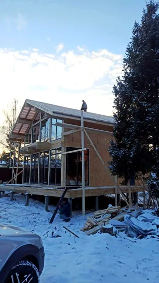 Haus 142 m², individuelles Projekt, Siedlung „Fontainebleau“: Fenster und Türen