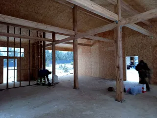 Garage nach individuellem Projekt, Gebiet Iwanowo: Trennwände