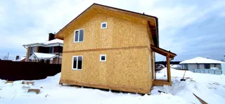 Haus mit 140 m² nach dem Projekt „Jessentuki 8x9“, Dorf Afanasovo