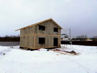 Haus nach individuellem Entwurf, Dorf Greshnevo: zweites Obergeschoss und Dachgeschoss