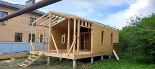 Özel projeye göre 49 m² ev, Bogoslovo köyü: duvar montajı