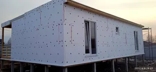 Haus nach Projekt „Mistika - K2.8“, Strunino: Fassadenverkleidung