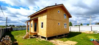 147 m² ev, “Yesentuki 8x8” projesi, Kalachevo köyü: tamamlanmış ev