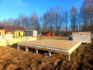 Haus nach Projekt „Awdeewo“, Dorf Pokrov: SIP-Boden auf Höhe 0