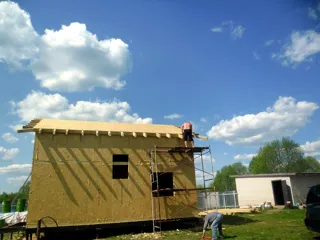 Haus nach Projekt „Ermak“, Dorf Vasilevo: Dach