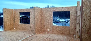 Haus 175 m² nach individuellem Projekt, Sarov: Wandmontage