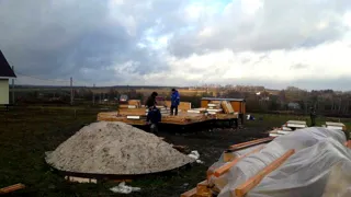 “Garmoniya 122.89” projesine göre ev, Tula bölgesi: temel ve alt bağlama kirişi
