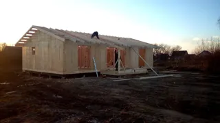 “Teksas” projesine göre ev, Kostroma bölgesi: tamamlanmış ev