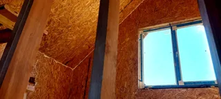 Haus 99,5 m², Projekt „Barnhouse Otrazhenie“, Region Leningrad: Innenwände
