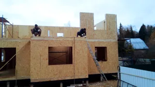 Haus nach Projekt „William 192“, Dorf Timonovo: Obergeschoss und Dachgeschoss