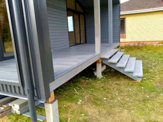 Haus nach individuellem Entwurf, Dorf Stepannikovov: fertiges Gebäude