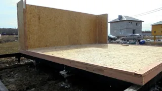 Haus nach Projekt „Metschta VB“, Dorf Ivantsevo: Wandmontage