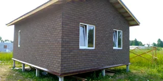 58 m² ev, “Slavyanskiy Skit” projesi, Alabukhino köyü: tamamlanmış ev
