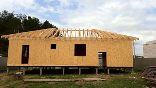 Haus nach individuellem Entwurf, Dorf Troitsko-Nikolskoe: Dach