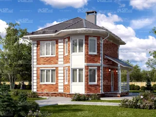 Haus nach Projekt „Ewropa“, SNT „Weteran-5“: Projektvisualisierung