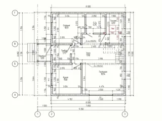 125 m² ev, özel proje, “Golovenki” SNT: proje planı