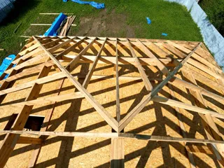 129,55 m² house built to a custom design, Kostroma Region: roofing