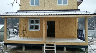 Haus nach Projekt „William 192“, Dorf Timonovo: Fertiges Haus