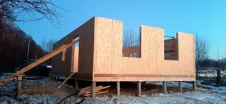 Haus 163 m² nach individuellem Projekt, Dorf Turabevo: Wandmontage