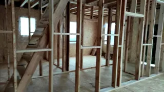 House built to a custom design, Ivanovo: interior partitions