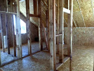Haus nach Projekt „Vilnius“, Dorf Chernukha: Innenwände