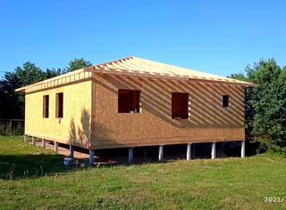 Haus 105 m² nach individuellem Projekt, Dorf Toporok: Dach