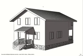 Haus nach individuellem Entwurf, Ivanovo: Projektvisualisierung