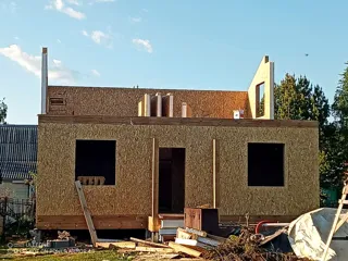 125 m² ev, özel proje, “Golovenki” SNT: duvar montajı