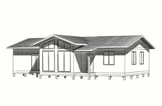 Haus nach individuellem Entwurf, Gebiet Iwanowo: Projektvisualisierung