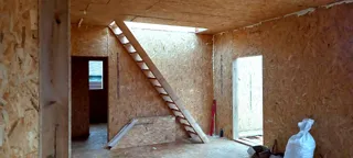 Haus 92 m² nach individuellem Projekt, Dorf Ivantsevo: Trennwände