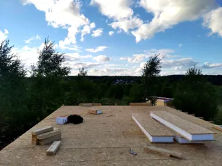 Haus nach Projekt „Mistika E“, Region Tula: Dach
