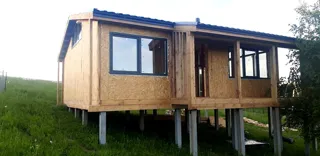 Haus 84 m², individuelles Projekt, Siedlung „Pojma Rusy“: Dach
