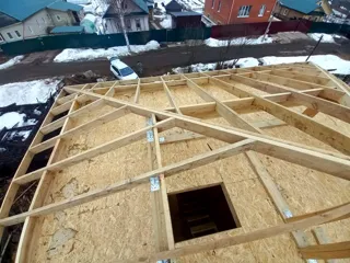 85 m² house built to a custom design, Rybinsk: roofing