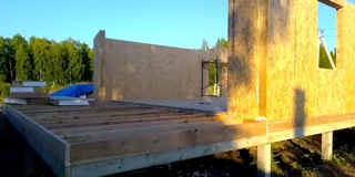 Haus 104 m² nach individuellem Projekt, Galich: Wandmontage