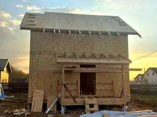 Haus nach Projekt „Awdeewo“, Dorf Pokrov: Dach
