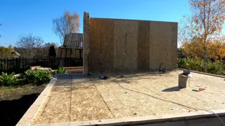 Haus nach Projekt „Solo“, Siedlung Vichuga: Wandmontage