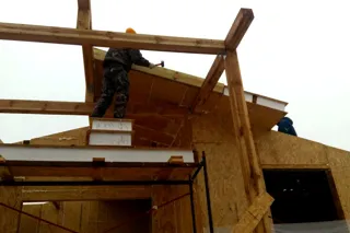 Haus nach Projekt „Slatoust“, Gebiet Moskau: Dach