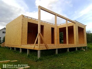 Özel projeye göre 116 m² ev, Ankudinovo köyü: duvar montajı