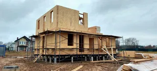Haus nach individuellem Entwurf, Siedlung Severnyy: zweites Obergeschoss und Dachgeschoss