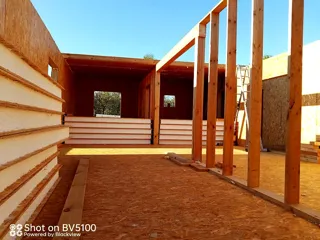 Haus 102 m², Projekt „Mistika - E2.8“, Gebiet Moskau: Wandmontage