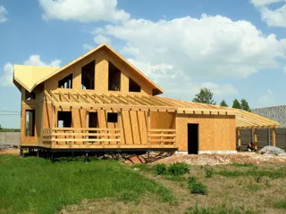Haus nach individuellem Entwurf, Dorf Belkovo: fertiges Gebäude